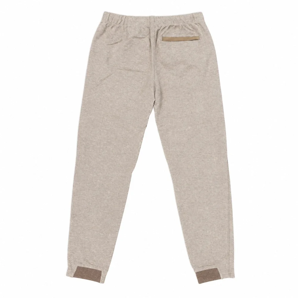 Mack Weldon ACE Men’s Medium Heather Beige Jogger Pants Drawstring Lounge